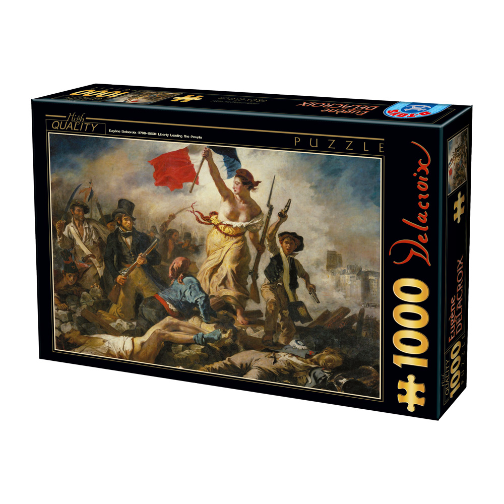 DToys Eugène Delacroix: Die Freiheit führt das Volk 1000 Teile Puzzle Dtoys-73808 von DToys