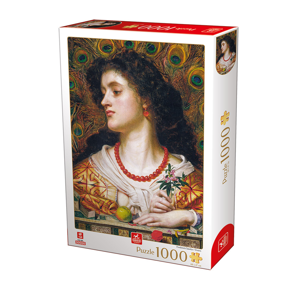 DToys Frederick Sandys - Vivien 1000 Teile Puzzle Dtoys-76724 von DToys