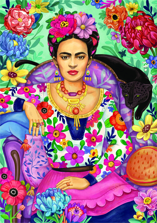 DToys Groos Zselyke - Frida Khalo 1000 Teile Puzzle Dtoys-77592 von DToys