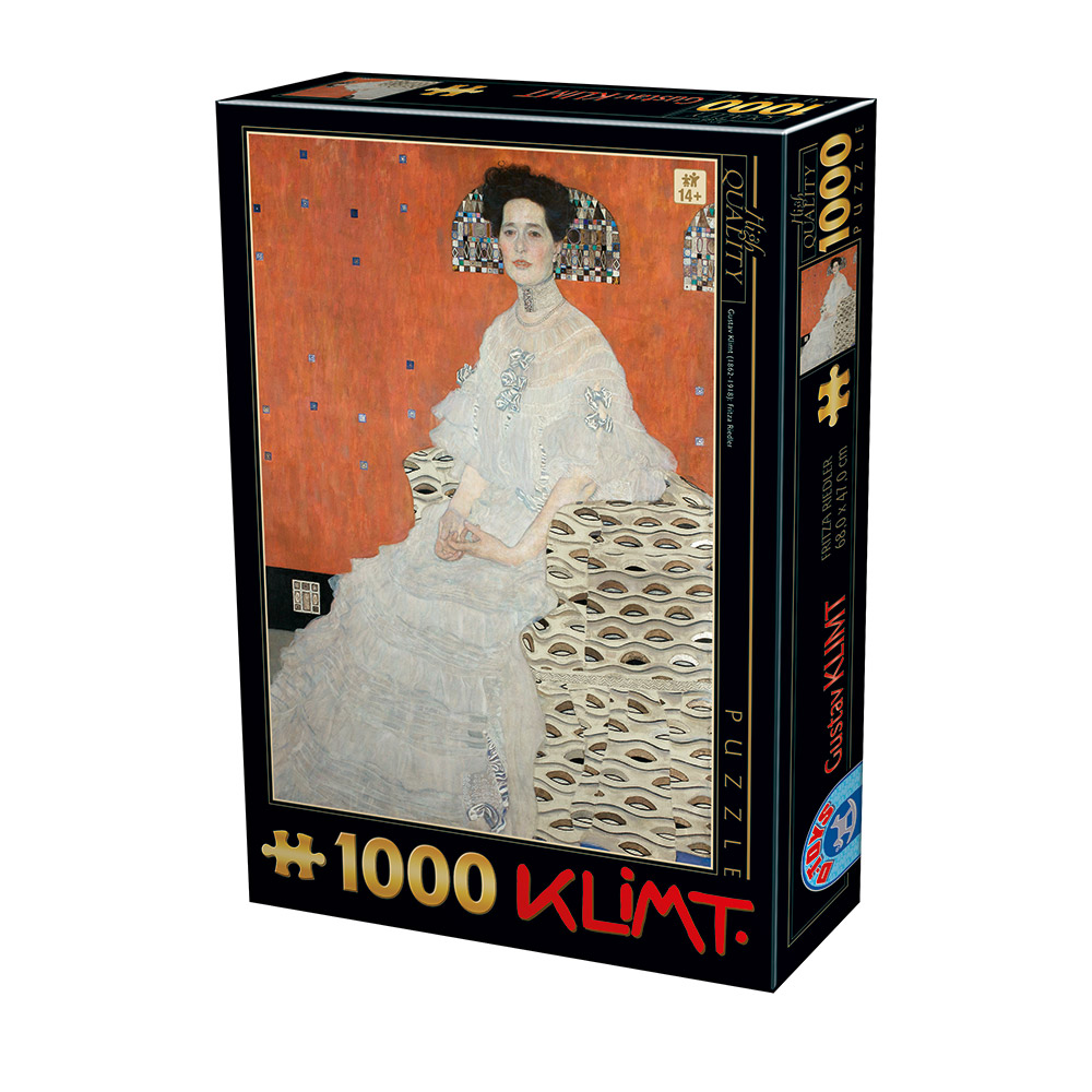 DToys Gustav Klimt - Fritza Riedler 1000 Teile Puzzle Dtoys-76861 von DToys