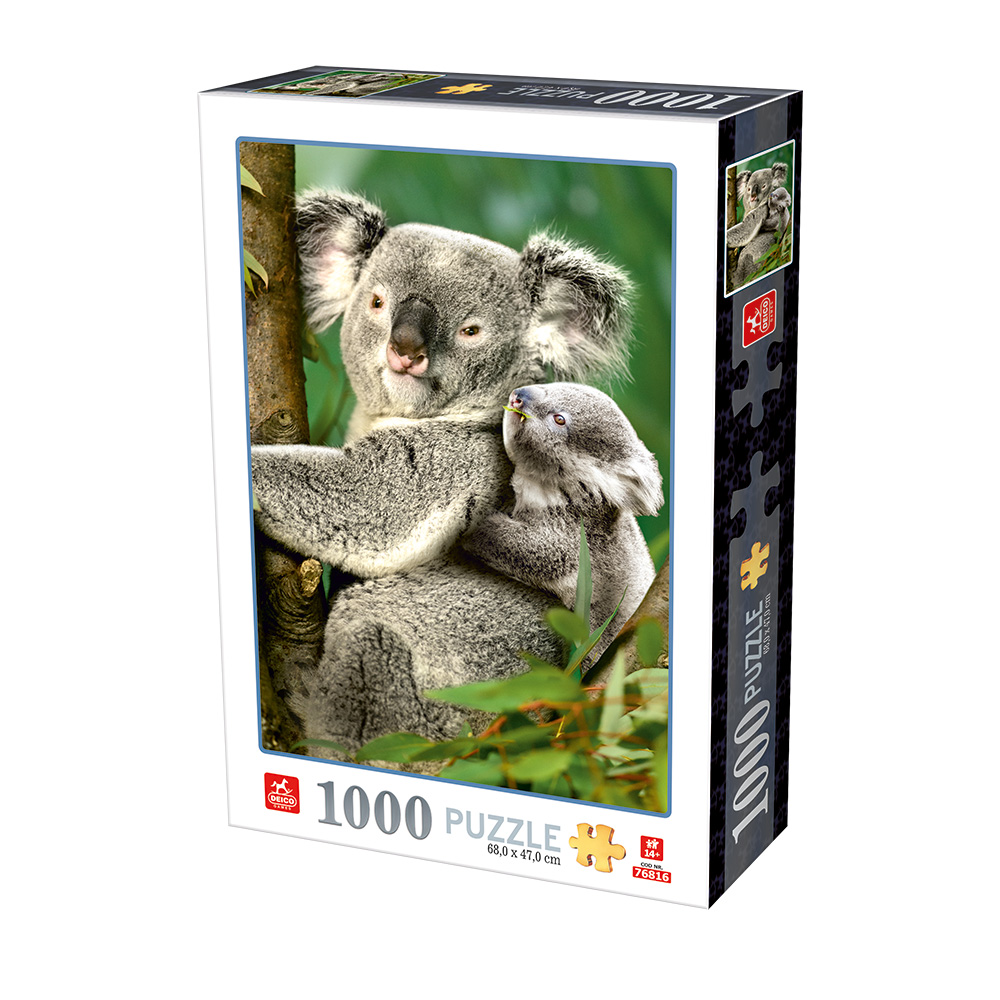 DToys Koalabären 1000 Teile Puzzle Deico-Games-76816 von DToys