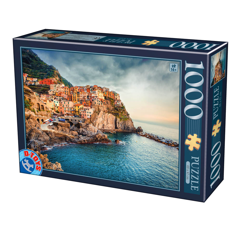 DToys Manarola Cinque Terre 1000 Teile Puzzle Dtoys-75956 von DToys