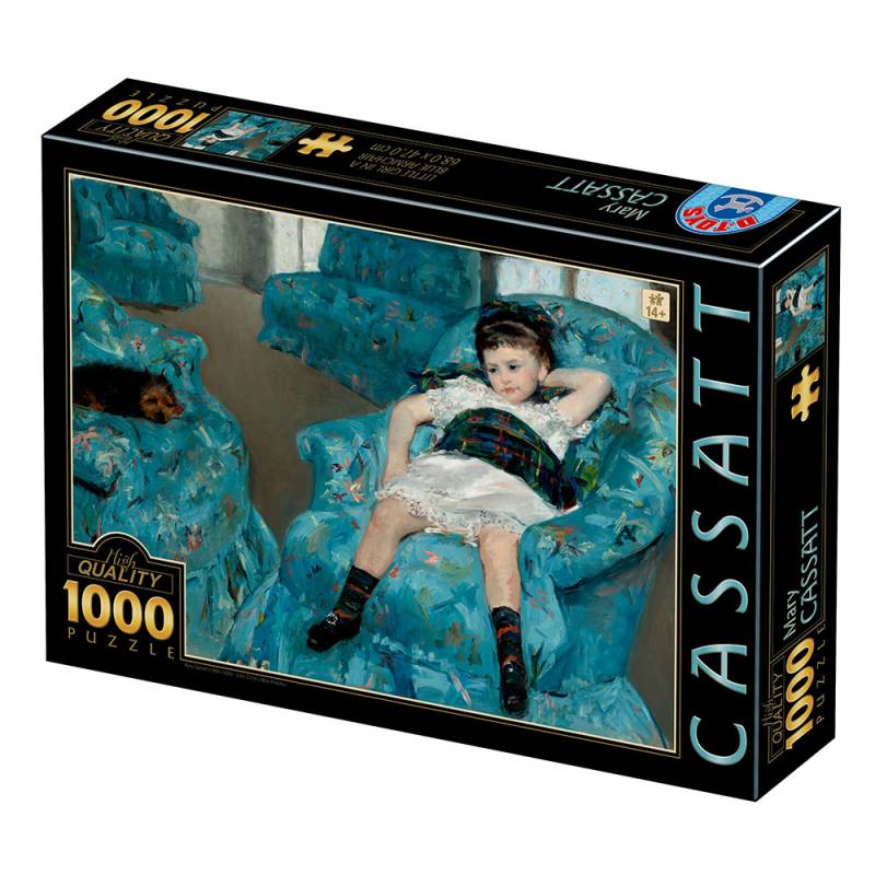 DToys Mary Cassatt : Little Girl in a Blue Armchair 1000 Teile Puzzle Dtoys-77387 von DToys