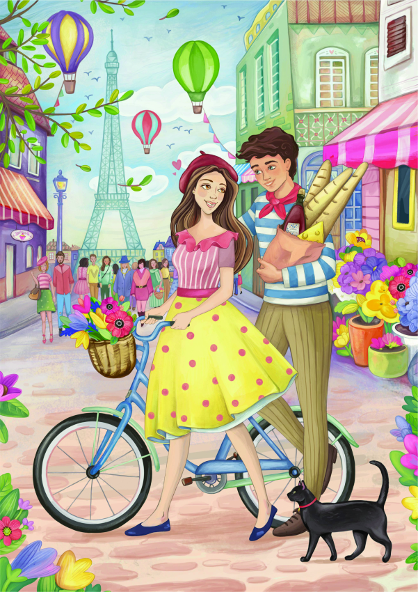 DToys Paris 1000 Teile Puzzle Dtoys-78933 DToys Paris 1000 Teile Puzzle Dtoys-78933 von DToys