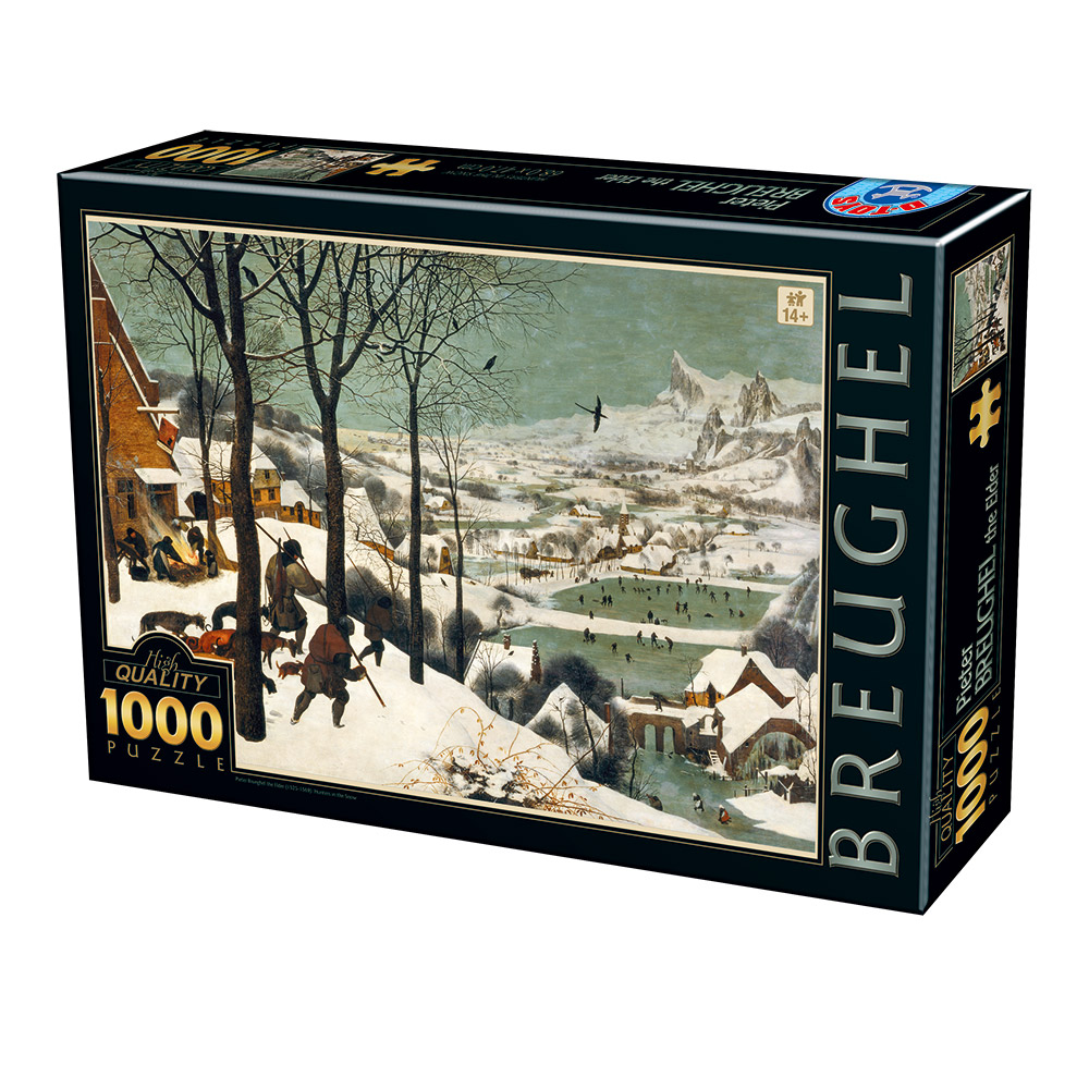 DToys Pieter Brueghel the Elder - Hunters in the Snow 1000 Teile Puzzle Dtoys-76878 von DToys