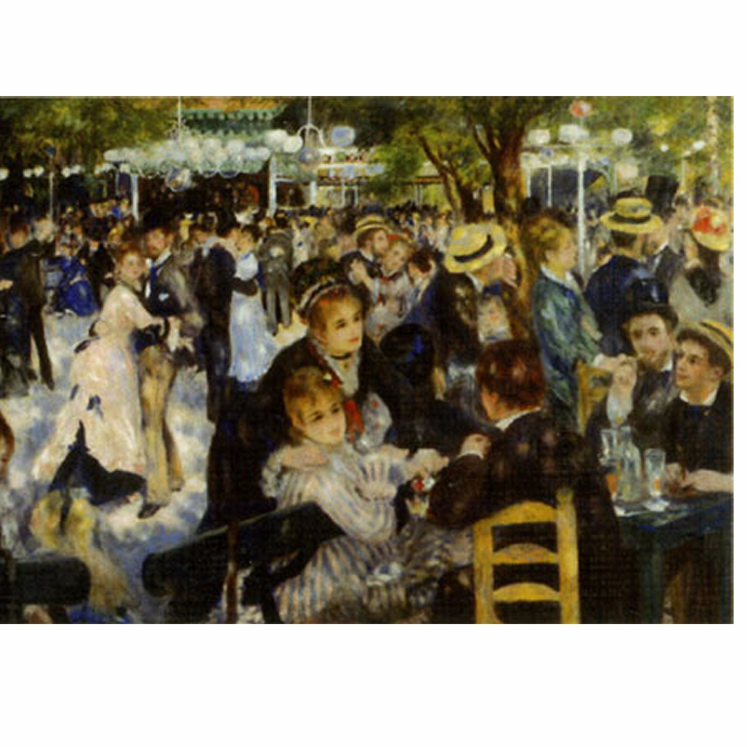 DToys Renoir Auguste - Le bal du Moulin de la Galette 1000 Teile Puzzle DToys-70302 von DToys