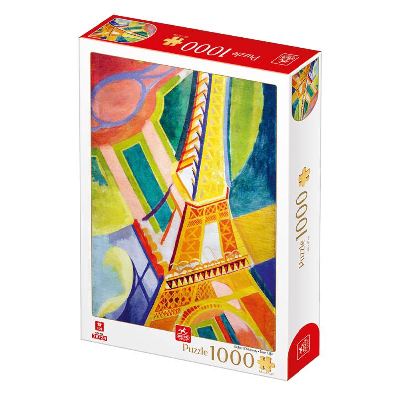 DToys Robert Delaunay - Eiffelturm 1000 Teile Puzzle Deico-Games-77554 von DToys