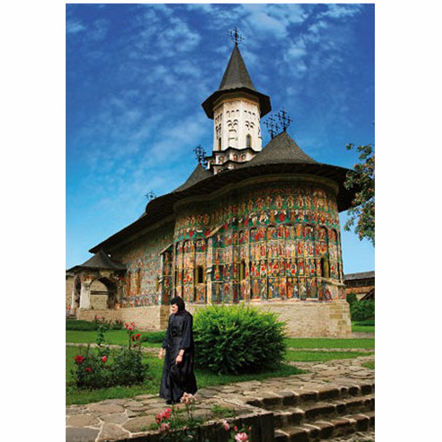 DToys Rumänien: Sucevita Kloster 1000 Teile Puzzle DToys-70760 von DToys