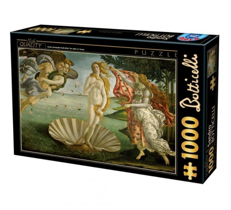DToys Sandro Botticelli - Die Geburt der Venus 1000 Teile Puzzle Dtoys-72672 von DToys