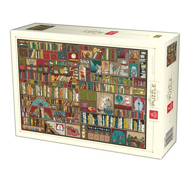 DToys The Book Shelf 1000 Teile Puzzle Dtoys-76434 von DToys