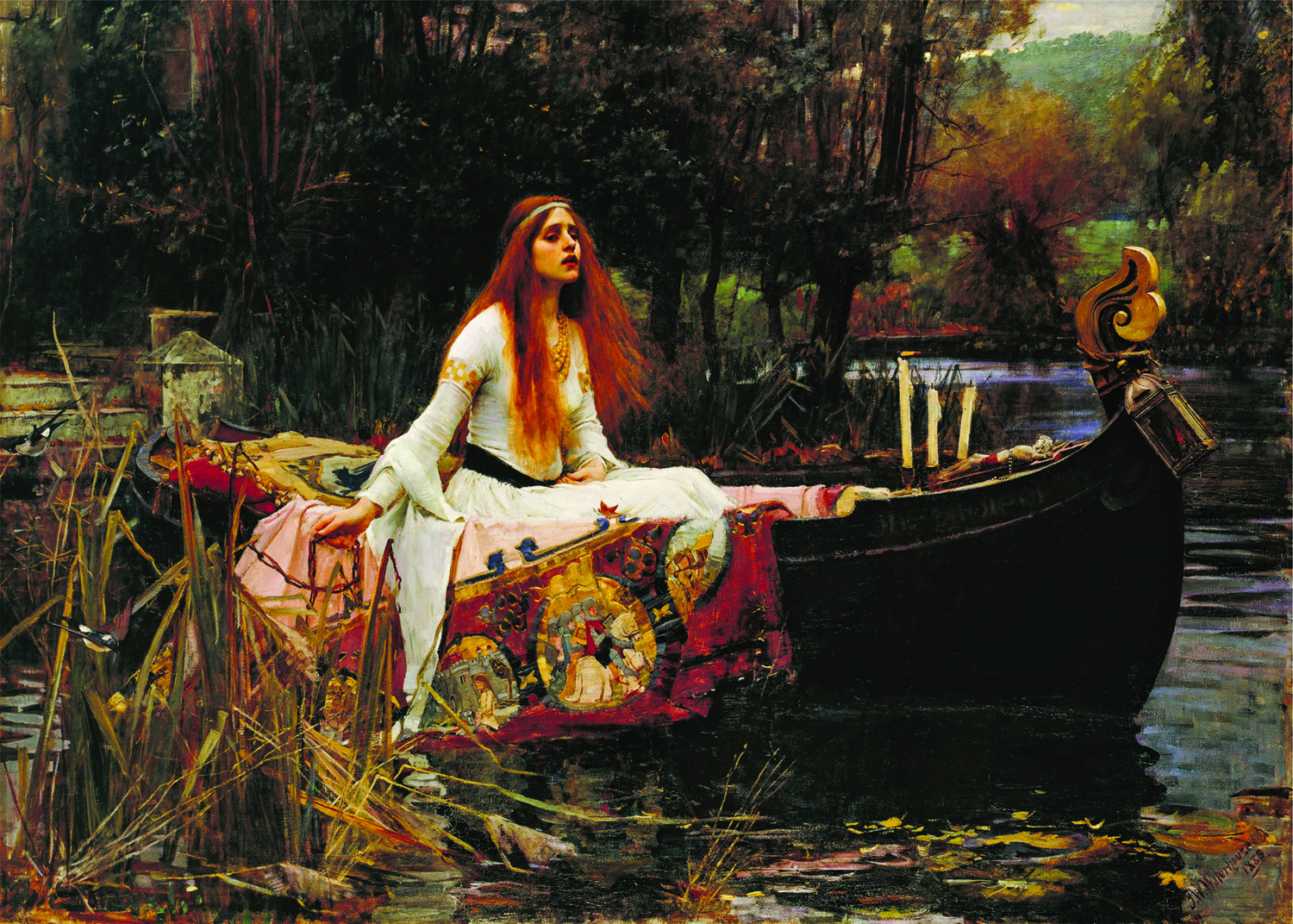 DToys Waterhouse John William: The Lady of Shalott 1000 Teile Puzzle Dtoys-72757 von DToys