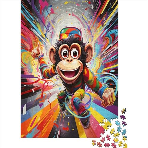 AFFE Puzzle 1000 Teile,für Erwachsene, Impossible Puzzle,farbenfrohes Legespiel,GesKükenlichkeitsspiel Für Die Ganze Familie,Erwachsenenpuzzle Puzzel 1000pcs (75x50cm) von DUABELPHF