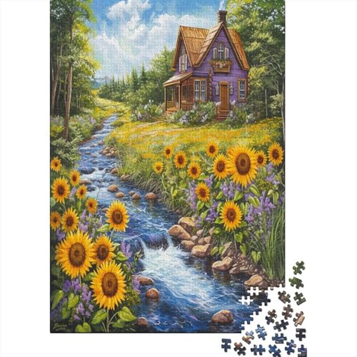 Berghütte Puzzle 1000 Teile,Puzzlespiel Für Erwachsene,Impossible Puzzle,Puzzle Geschicklichkeitsspiel Für Die Ganze Familie, Geschenke Für Männer/Frauen Erwachsenen Puzzel 1000pcs (75x50cm) von DUABELPHF