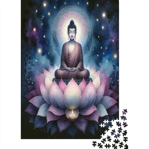 Buddha Statue Puzzle 1000 Teile Puzzles Für Erwachsene Klassische Puzzles 1000 Teile Erwachsene Puzzlespiel Erwachsene 1000 Teile Erwachsenen Puzzlespiel Puzzel 1000pcs (75x50cm) von DUABELPHF