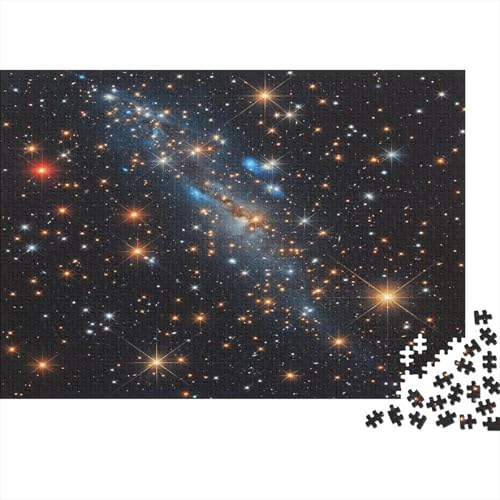 EIN Himmel voller Galaxien Puzzle 1000 Teile,für Erwachsene, Impossible Puzzle,farbenfrohes Legespiel,GesKükenlichkeitsspiel Für Die Ganze Familie,Erwachsenenpuzzle Puzzel 1000pcs (75x50cm) von DUABELPHF