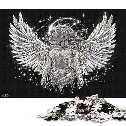 Engel Angelus Puzzle Puzzl Holz Kunst Premium Kreativ Lustiges Poster Puzzle Engel-Puzzle Für Erwachsene Kinder 500pcs (52x38cm) von DUABELPHF