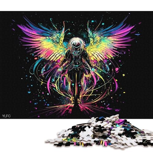 Engel Angelus Puzzle Puzzl Holz Kunst Premium Kreativ Lustiges Poster Puzzle Engel-Puzzle Für Erwachsene Und Kinder Ab 13 Jahren 1000pcs (75x50cm) von DUABELPHF