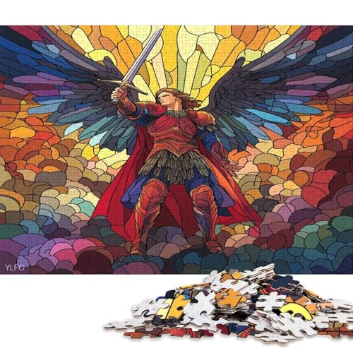 Engel Angelus Puzzle Puzzl Holz Kunst Premium Kreativ Lustiges Poster Puzzle Engel-Puzzle Für Erwachsene Und Kinder Ab 13 Jahren 1000pcs (75x50cm) von DUABELPHF