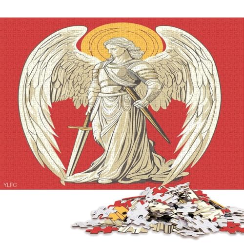 Engel Angelus Puzzle Puzzl Holz Kunst Premium Kreativ Lustiges Poster Puzzle Engel-Puzzle Für Erwachsene Und Kinder Ab 13 Jahren 1000pcs (75x50cm) von DUABELPHF