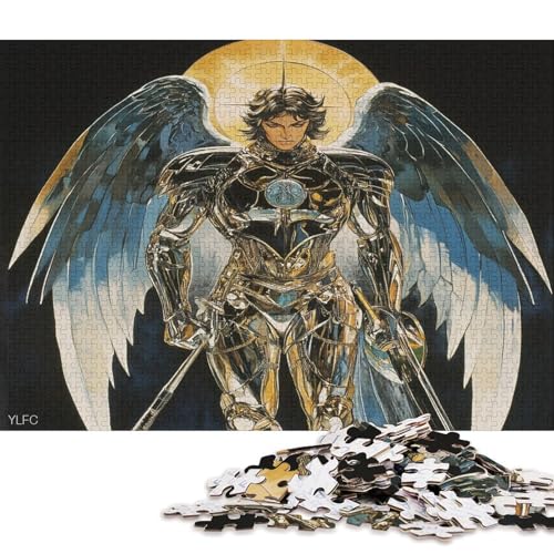 Engel Angelus Puzzle Puzzl Holz Kunst Premium Kreativ Lustiges Poster Puzzle Engel-Puzzle Für Erwachsene Und Kinder Ab 13 Jahren 300pcs (40x28cm) von DUABELPHF