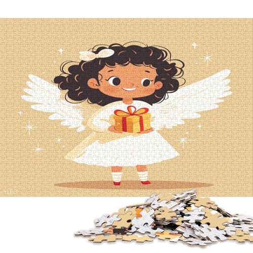 Engel Angelus Puzzle Puzzl Holz Kunst Premium Kreativ Lustiges Poster Puzzle Engel-Puzzle Für Erwachsene Und Kinder Ab 13 Jahren 300pcs (40x28cm) von DUABELPHF