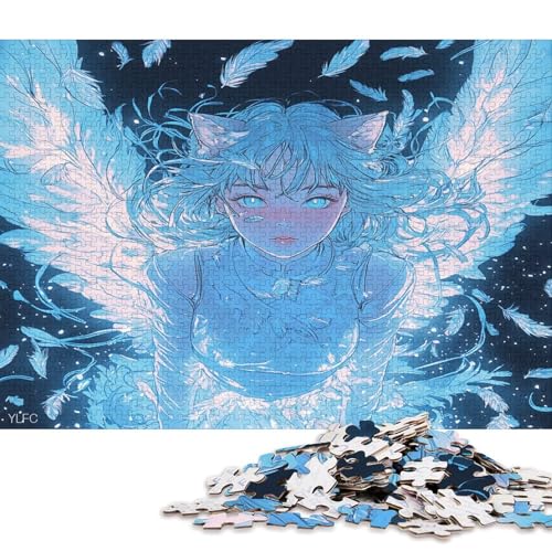 Engel Angelus Puzzle Puzzl Holz Kunst Premium Legespiel- ErwachsenenPuzzle Puzzl Poster Puzzle Engel-Puzzle Für Erwachsene Und Kinder Ab 13 Jahren 300pcs (40x28cm) von DUABELPHF