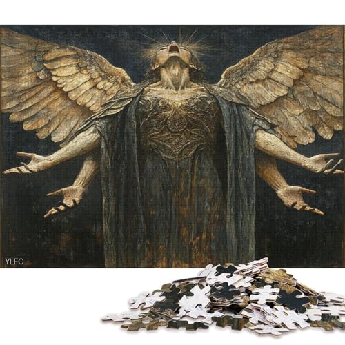 Engel Angelus Puzzle Puzzl Holz Kunst Premium Legespiel- ErwachsenenPuzzle Puzzl Poster Puzzle Engel-Puzzle Für Erwachsene Und Kinder Ab 13 Jahren 300pcs (40x28cm) von DUABELPHF