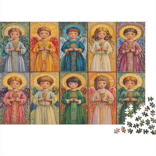 Kirche der Heiligen Saint Gläubiger Jünger Puzzle HolzKunst Premium Archangel Angel Kreativ Lustiges Puzzles Plakat Für Erwachsene Kinder 300pcs (40x28cm) von DUABELPHF