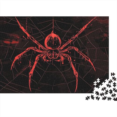 Kühl Spinne Spider Puzzle HolzKunst Premium Kreativ Lustiges Puzzles Plakat Für Erwachsene Kinder 300pcs (40x28cm) von DUABELPHF