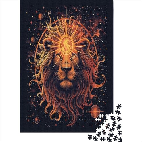 Löwe Puzzle 1000 Teile Für Erwachsene Und Kinder Ab 14 Jahren Für Stressabbauer Puzzel 1000pcs (75x50cm) von DUABELPHF