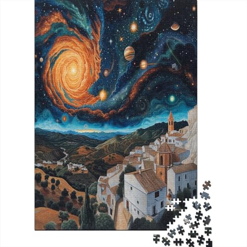 Nachthimmel Puzzle 1000 Teile Für Erwachsene Und Kinder Ab 14 Jahren Für Stressabbauer Puzzel 1000pcs (75x50cm) von DUABELPHF