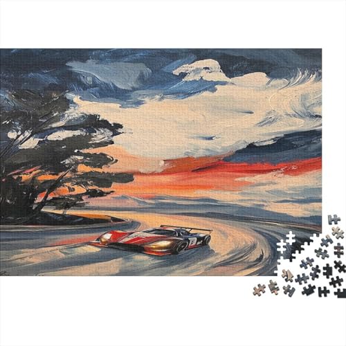 Ölgemälde Auto-Puzzle Fahrzeug car HolzKunst Premium Magie Legespiel- Erwachsenenpuzzle Puzzles Plakat Für Erwachsene Kinder 300pcs (40x28cm) von DUABELPHF