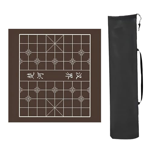 Mahjong Tischmatte,Kachel Spiele Tischabdeckung, Quadratisch for Tisch, rutschfeste Mahjong-Tischunterlage mit Geräuschreduzierung, for Poker-Kartenspiele, Brettspiele, Legespiele(Brown,70x70cm (27.55 von DUBTEDHOU