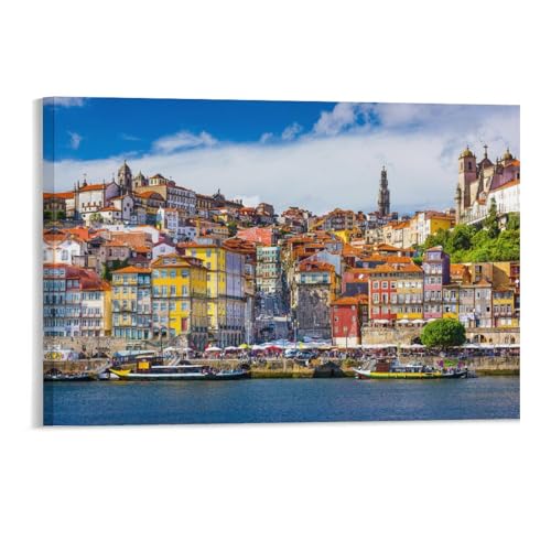 Puzzle 1000 Teile，Lissabon-Landschaft in Portugal，Erwachsene Holzspiel Freizeit Kunst Spielzeug Puzzles（75x50cm）-16 von DUDOK