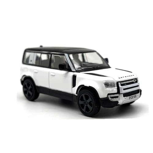 1/76 Für Land Rover Defender 110X Offroad, Klassisches Weißes Legierungsauto, Modellbausatz, Spielzeugauto, Geschenk, Hobby Druckgussmodelle Motorfahrzeuge von DUEVEL