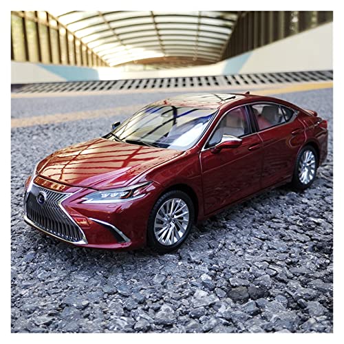 1 18 Alloy Diecast Für Lexus ES300H 2019 Statische Simulation Automodellsammlung Ornament Souvenir Display Druckgussmodelle Motorfahrzeuge(Rot) von DUEVEL