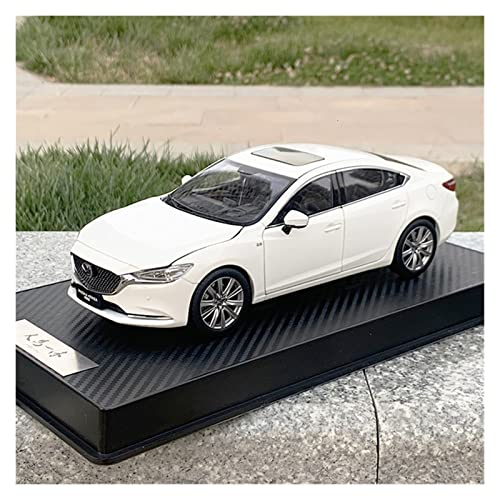 DUEVEL 1 18 Diecast Fahrzeug Für Mazda 6 ATENZA 2019 Simulation Alloy Car Model Collection Souvenir Display Druckgussmodelle Motorfahrzeuge(White) von DUEVEL