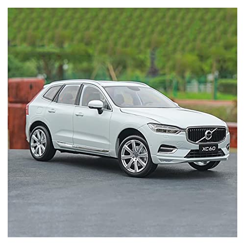 1 18 Diecast-Fahrzeug Für Volvo XC60 SUV-Simulationslegierungs-Geländewagenmodell Sammlermetallornamente Druckgussmodelle Motorfahrzeuge(White) von DUEVEL