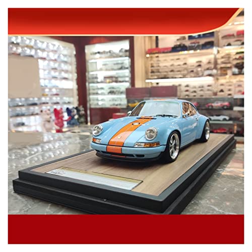 1 18 Diecast Für Porsche 964 Singer Simulation Legierung Sportwagen Modell Erwachsene Sammlung Souvenir Display Druckgussmodelle Motorfahrzeuge(Blau) von DUEVEL