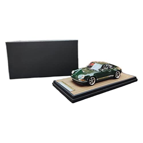 DUEVEL 1 18 Diecast Für Porsche 964 Singer Simulation Legierung Sportwagen Modell Erwachsene Sammlung Souvenir Display Druckgussmodelle Motorfahrzeuge(Grün) von DUEVEL