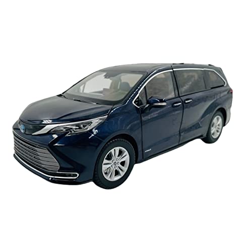 1 18 Fit Für Toyota Sienna MPV Geschäftsfahrzeug Legierungssimulation Automodellsammlung Desktop-Ornamente Druckgussmodelle Motorfahrzeuge(C) von DUEVEL