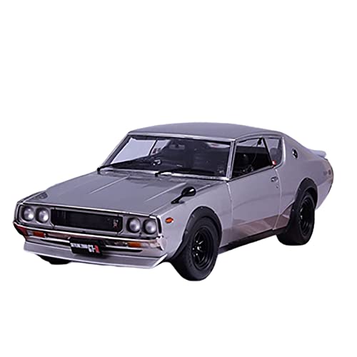 1 18 Fit für Nissan GTR Skyline 2000 Static Die Casting Alloy Simulation Model Car Ornament Hobby Collection Druckgussmodelle Motorfahrzeuge(B) von DUEVEL