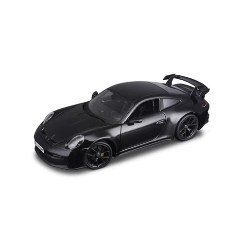 1 18 Für 2022 Porsche 911 GT3 Blau Sport Auto Skala Diecast Metall Modell Liebhaber Geschenk Druckgussmodelle Motorfahrzeuge(Schwarz) von DUEVEL