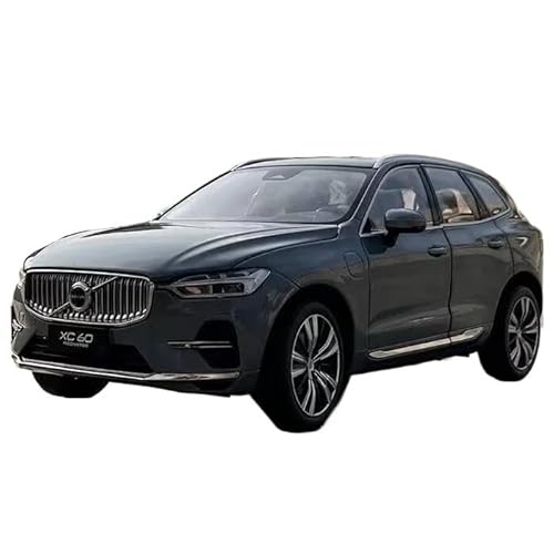 1 18 Für 2023 XC60 SUV Legierung Auto Modell Simulation Auto Modell Sammlung Geschenk Ornamente Druckgussmodelle Motorfahrzeuge(Grau) von DUEVEL