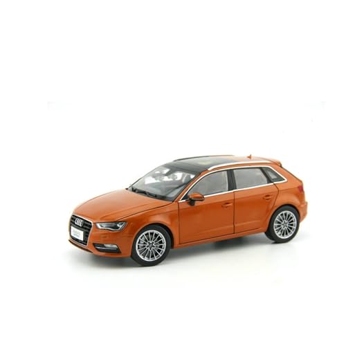 1 18 Für Audi A3 Metall-Replikauto, Druckguss-Miniaturmodellbausatz Im Fertigen Maßstab Druckgussmodelle Motorfahrzeuge(Orange) von DUEVEL