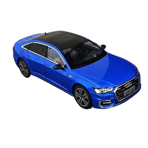 1 18 Für Audi A6 Legierung Auto Diecast Spielzeug Metall Fahrzeug Modell Sound Und Licht Simulation Sammlung Spielzeug Druckgussmodelle Motorfahrzeuge(Blau) von DUEVEL