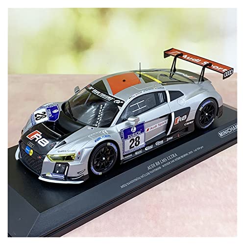 1 18 Für Audi R8 LMS Ultra #28 2015 Simulation Diecast Alloy Racing Car Model Collection Souvenir Display Druckgussmodelle Motorfahrzeuge von DUEVEL