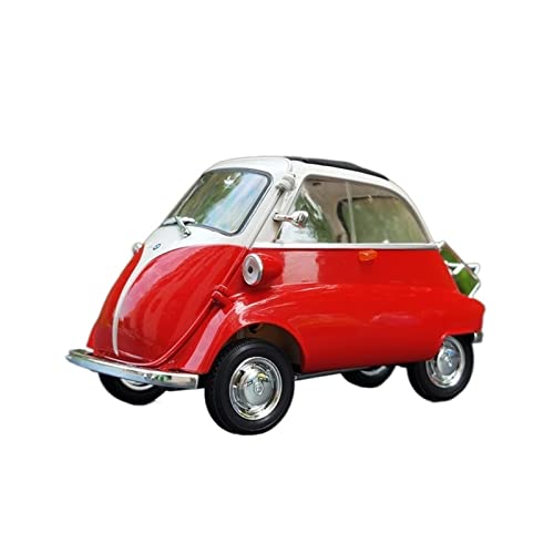 1 18 Für BMW Isetta Rot Druckguss Legierung Automodell Souvenir Sammlung Ornamente Geburtstagsgeschenk Druckgussmodelle Motorfahrzeuge(A) von DUEVEL