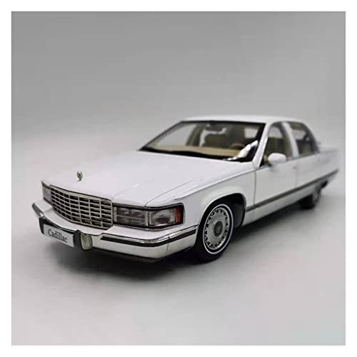 1 18 Für Cadillac Fleetwood Legierung Oldtimer-Modell Die-Cast Vehicle Simulation Adult Collectible Souvenir Druckgussmodelle Motorfahrzeuge(Weiß) von DUEVEL