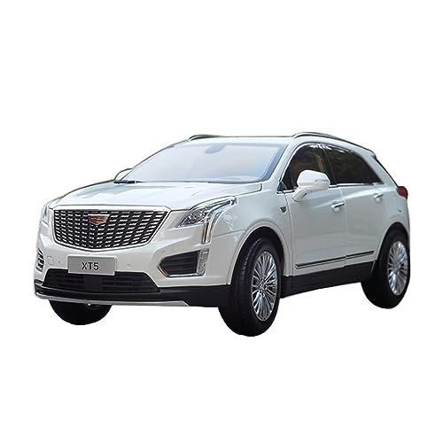 1 18 Für Cadillac XT5 2019 Weiß Statische Legierung Diecast Auto Modell Souvenir Sammlung Auto Innen Ornamente Druckgussmodelle Motorfahrzeuge von DUEVEL